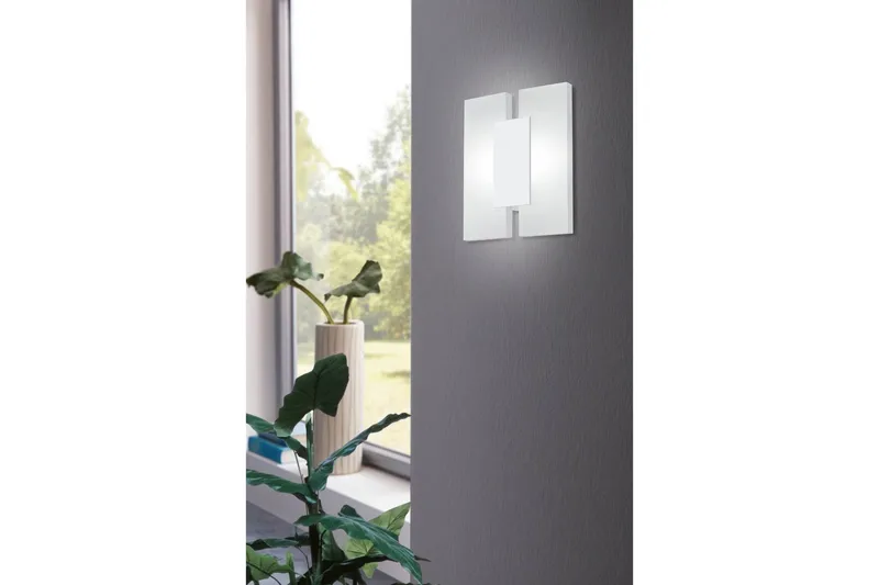 Vägg-/Taklampa Eglo Metrass 2 Vit/Satin - Vit - Belysning - Inomhusbelysning & lampor - Vägglampor & väggbelysning