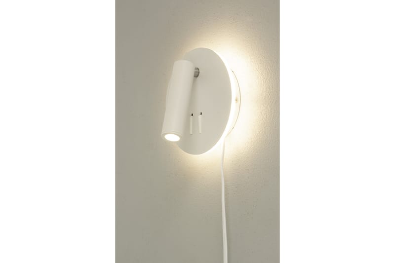 ACE vägglampa, vit - Aneta Lighting - Sovrumslampa - Vägglampor & väggbelysning - Sänglampa vägg
