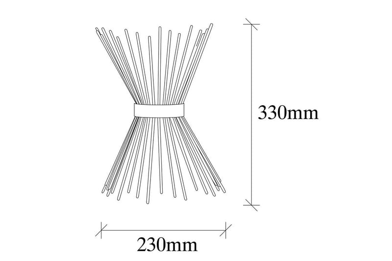 Vägglampa Afroz Svart - Svart - Belysning - Inomhusbelysning & lampor - Vägglampor & väggbelysning