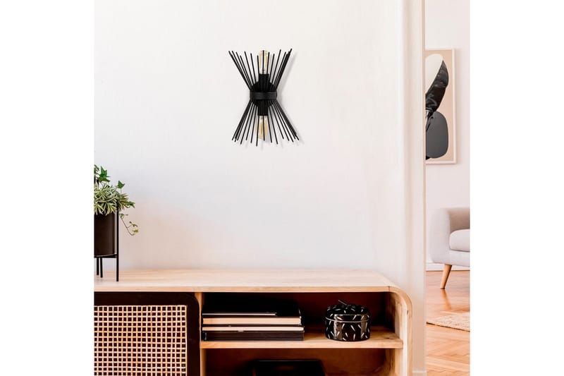Vägglampa Afroz Svart - Svart - Belysning - Inomhusbelysning & lampor - Vägglampor & väggbelysning