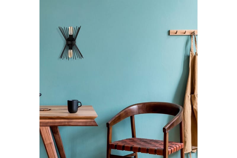 Vägglampa Afroz Svart - Svart - Belysning - Inomhusbelysning & lampor - Vägglampor & väggbelysning