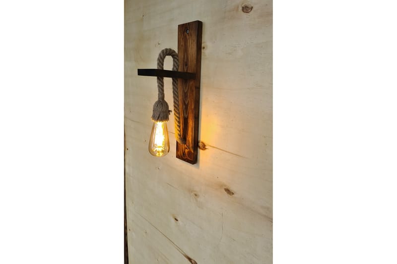 All Design Vägglampa - Valnöt - Belysning - Inomhusbelysning & lampor - Vägglampor & väggbelysning
