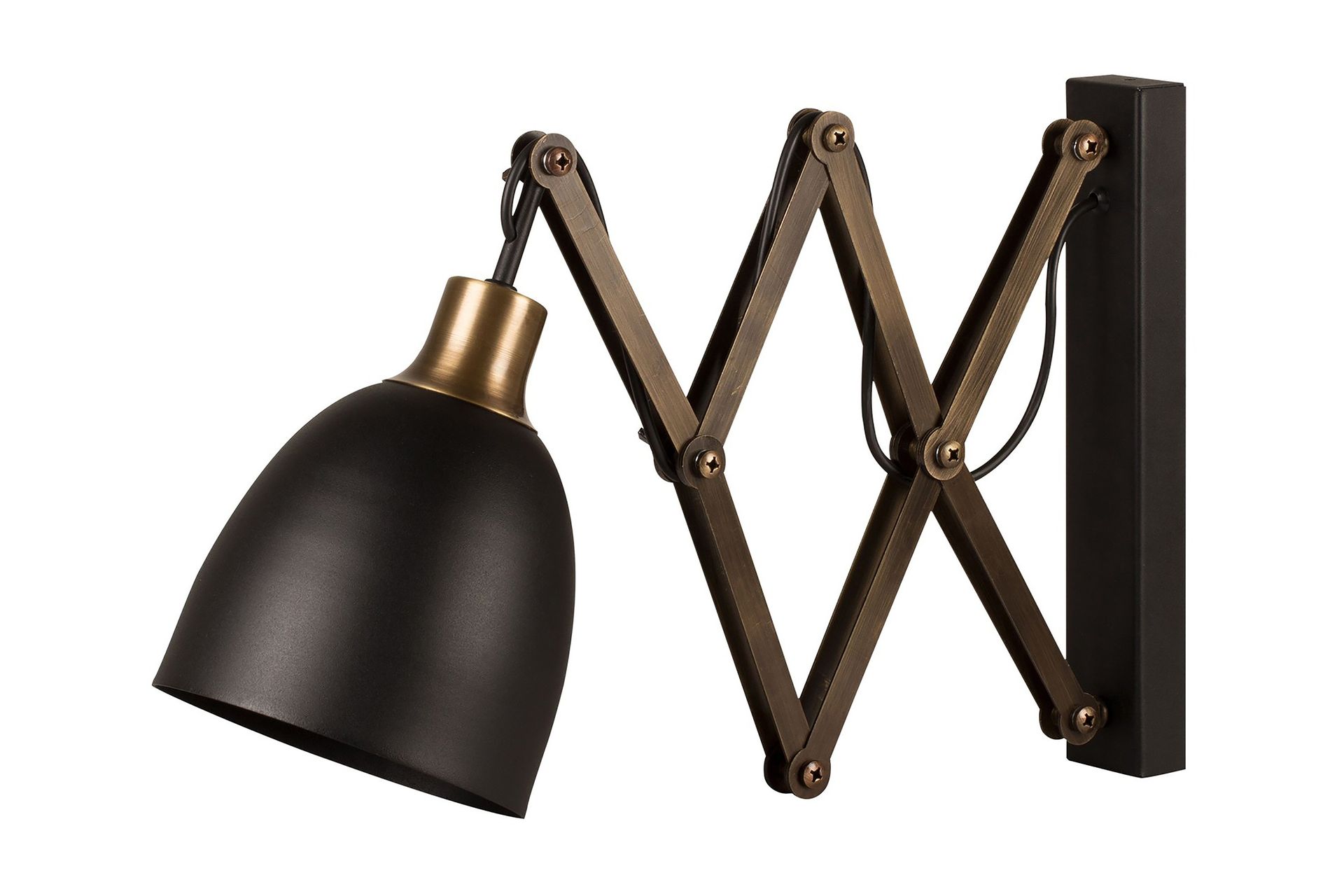 BEZVOZE Vägglampa Svart/Vintage -