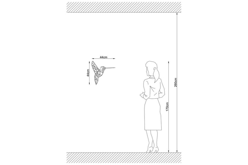 Vägglampa Brilo Bird Svart - Svart - Belysning - Inomhusbelysning & lampor - Vägglampor & väggbelysning