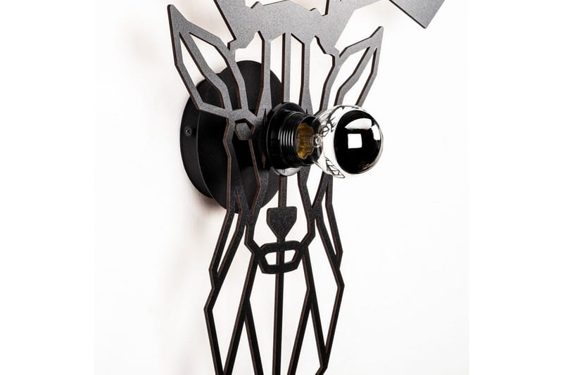 Vägglampa Brilo Deer Svart - Svart - Belysning - Inomhusbelysning & lampor - Vägglampor & väggbelysning