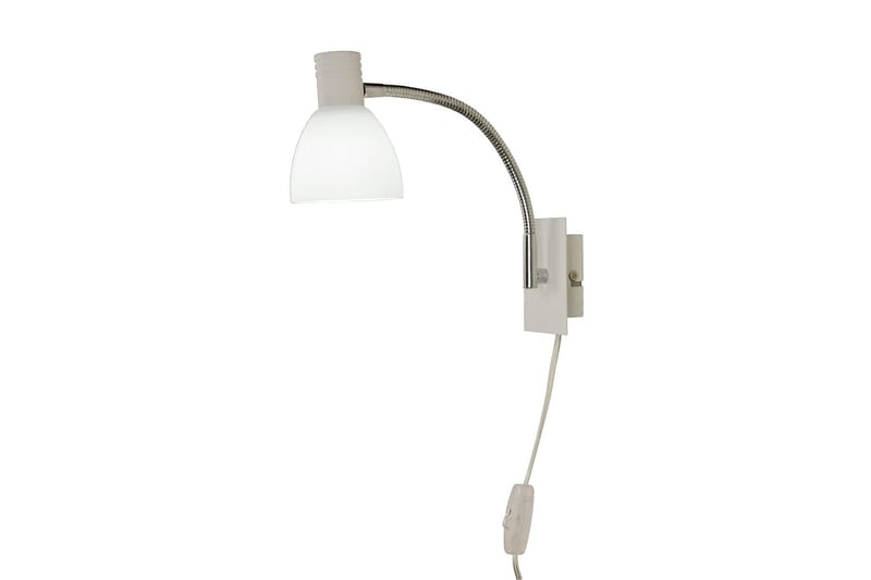 DEKA Vägglampa Vit - Sovrumslampa - Sänglampa vägg - Vägglampor & väggbelysning