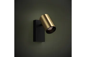Vägglampa Eglo Cumaribo Svart/Mässing - Belysning - Inomhusbelysning & lampor - Vägglampor & väggbelysning