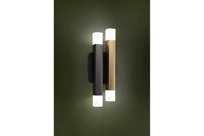 Vägglampa Eglo Estanterios Grå/Brun Upp och Ned 4 Lampor - Belysning - Inomhusbelysning & lampor - Vägglampor & väggbelysning