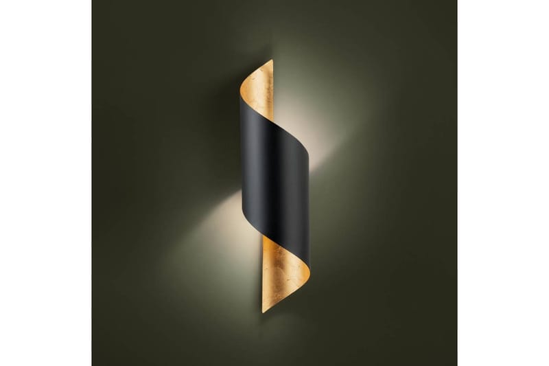 Vägglampa Eglo Jabaloyas Svart/Guld - Belysning - Inomhusbelysning & lampor - Vägglampor & väggbelysning