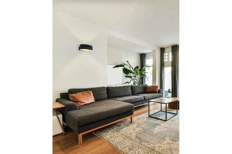 Vägglampa Eglo Maccacari Svart/Guld - Svart/Guld - Belysning - Inomhusbelysning & lampor - Vägglampor & väggbelysning