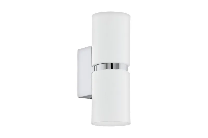 Vägglampa Eglo Passa Ø60 mm Krom, Vit, Krom/Vit