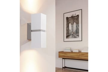 Vägglampa Eglo Passa Krom, Vit - Vit - Belysning - Inomhusbelysning & lampor - Vägglampor & väggbelysning
