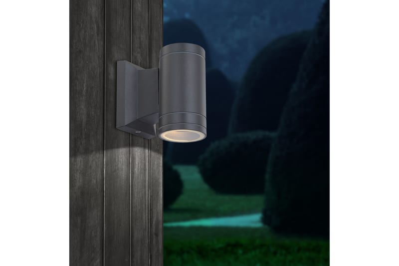 GANTAR Vägglampa 9 cm Grå - Globo Lighting - Sovrumslampa - Vägglampor & väggbelysning - Sänglampa vägg