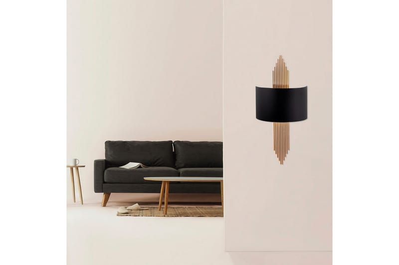 Vägglampa Grelon Svart / Koppar - Svart / Koppar - Belysning - Inomhusbelysning & lampor - Vägglampor & väggbelysning