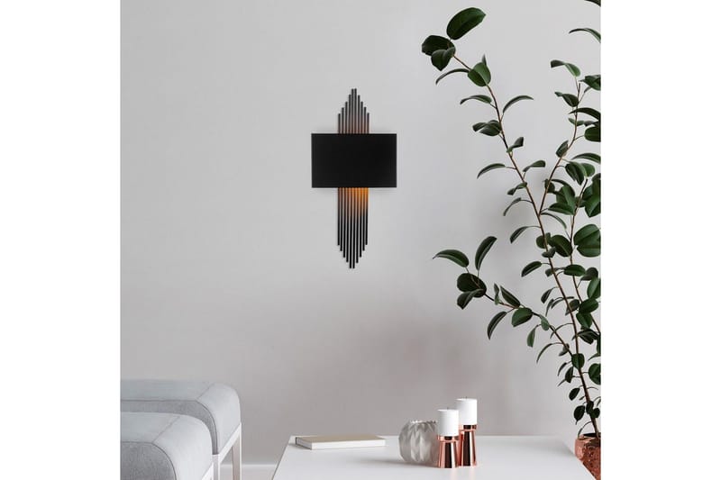 Vägglampa Grelon Svart - Svart - Belysning - Inomhusbelysning & lampor - Vägglampor & väggbelysning