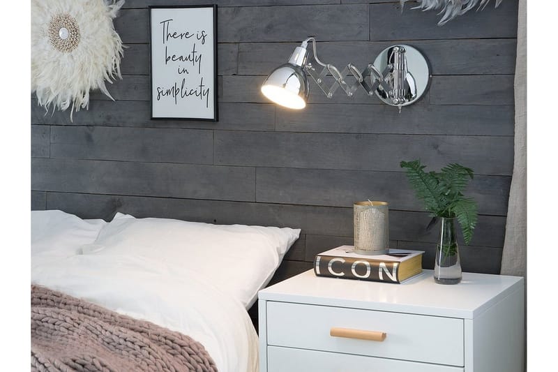 Harrington Vägglampa 33 cm - Silver - Belysning - Inomhusbelysning & lampor - Vägglampor & väggbelysning