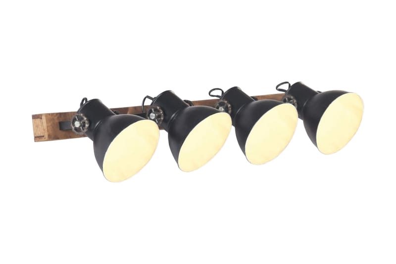 Industriell vägglampa svart 90x25 cm E27 - Svart - Belysning - Inomhusbelysning & lampor - Vägglampor & väggbelysning