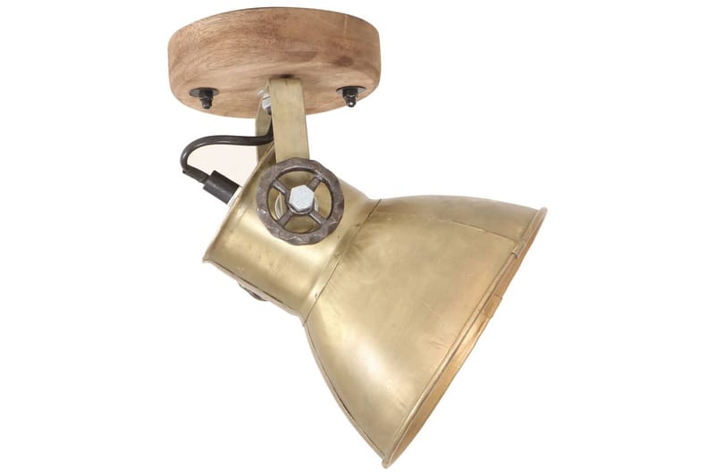 Industriell vägglampa/taklampa 2 st mässing 20x25 cm E27 - Flerfärgad - Belysning - Inomhusbelysning & lampor - Vägglampor & väggbelysning