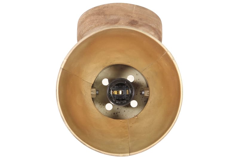 Industriell vägglampa/taklampa 2 st mässing 20x25 cm E27 - Flerfärgad - Belysning - Inomhusbelysning & lampor - Vägglampor & väggbelysning