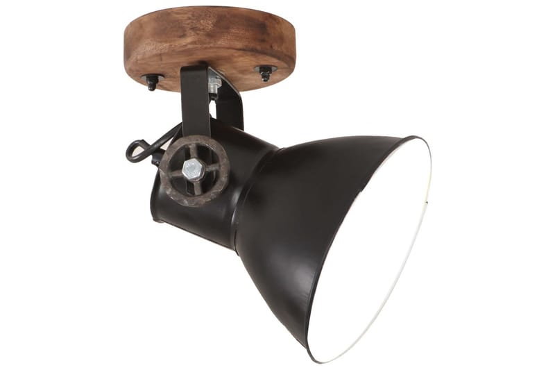 Industriell vägglampa/taklampa 2 st svart 20x25 cm E27 - Svart - Belysning - Inomhusbelysning & lampor - Vägglampor & väggbelysning