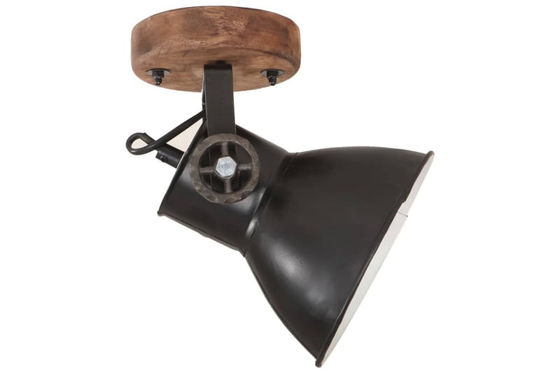 Industriell vägglampa/taklampa 2 st svart 20x25 cm E27 - Svart - Belysning - Inomhusbelysning & lampor - Vägglampor & väggbelysning
