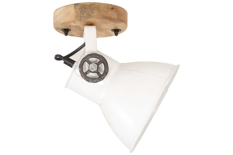 Industriell vägglampa/taklampa 2 st vit 20x25 cm E27 - Vit - Belysning - Inomhusbelysning & lampor - Vägglampor & väggbelysning