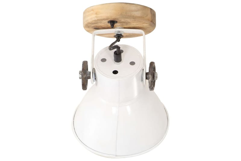 Industriell vägglampa/taklampa 2 st vit 20x25 cm E27 - Vit - Belysning - Inomhusbelysning & lampor - Vägglampor & väggbelysning