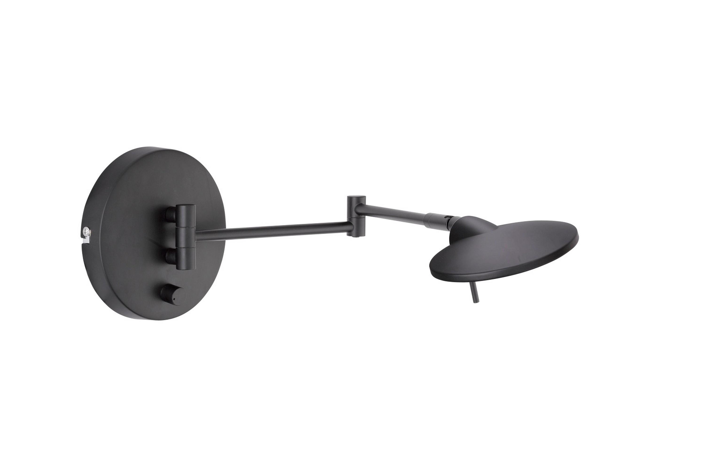 KAZAN Vägglampa LED Vit - Matt svart