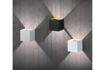 Louis LED Vägglampa mattsvart/ guld - Matt svart/Guld - Belysning - Inomhusbelysning & lampor - Vägglampor & väggbelysning