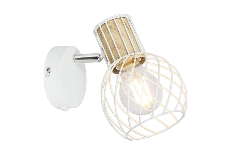 LUISE Vägglampa Vit - Globo Lighting - Sovrumslampa - Sänglampa vägg - Vägglampor & väggbelysning