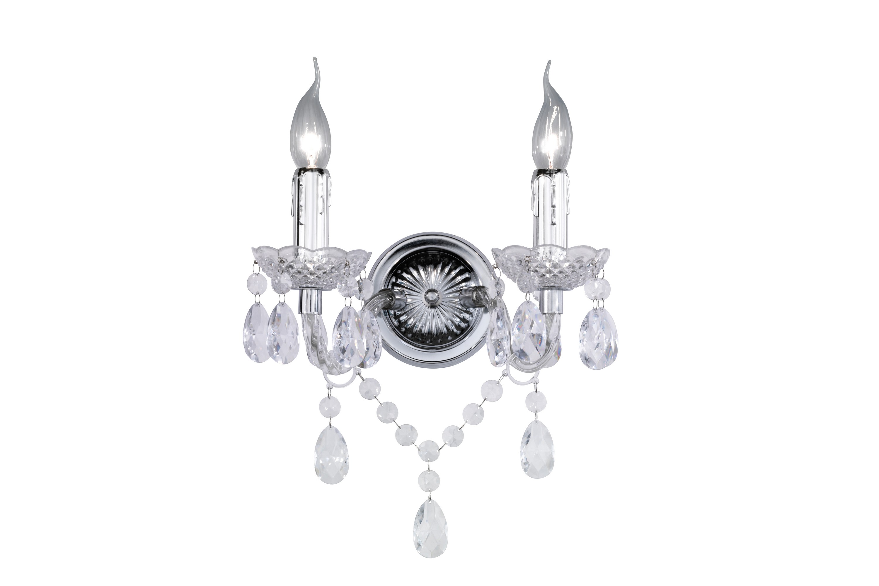 LUSTER Vägglampa - Transparent