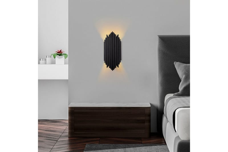 Vägglampa Mahima Svart - Svart - Belysning - Inomhusbelysning & lampor - Vägglampor & väggbelysning