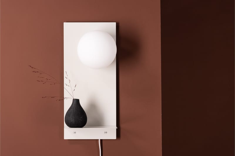 Malani Väggplafond 17 cm Ljusgrå - Sovrumslampa - Vägglampor & väggbelysning