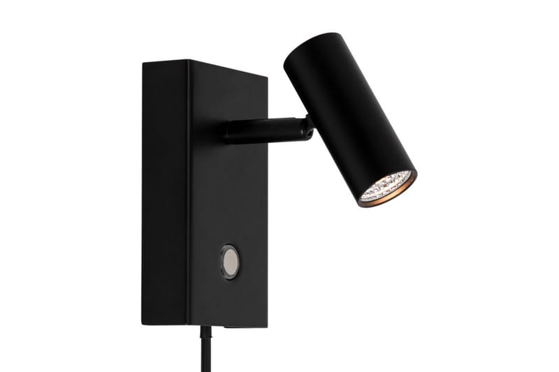 OMARI Vägglampa med Arm Svart - Sovrumslampa - Sänglampa vägg - Vägglampor & väggbelysning