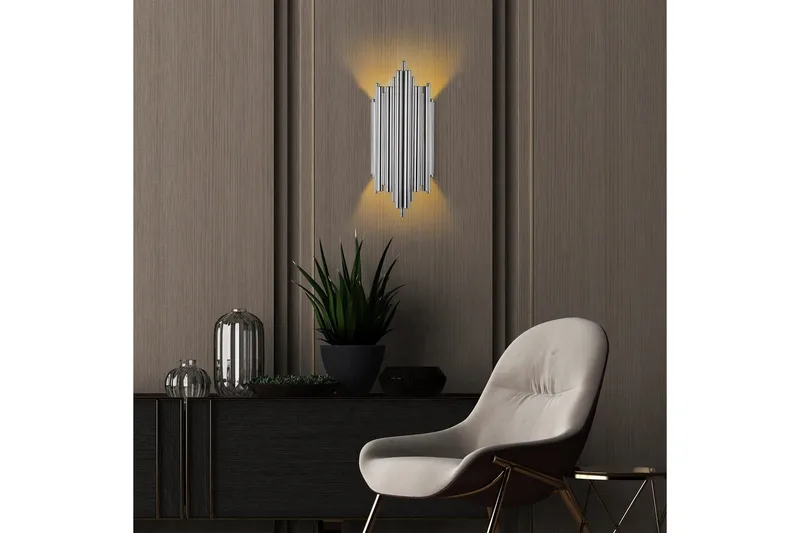 Vägglampa Raoji Krom - Krom - Belysning - Inomhusbelysning & lampor - Vägglampor & väggbelysning