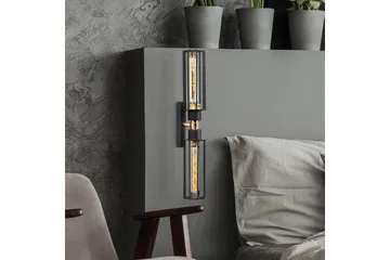 Vägglampa Sourab Skinande Svart / Rany - Guld/Svart - Belysning - Inomhusbelysning & lampor - Vägglampor & väggbelysning