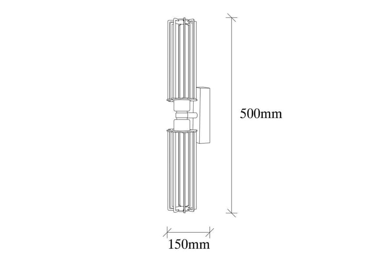 Vägglampa Sourab Skinande Svart / Rany - Guld/Svart - Belysning - Inomhusbelysning & lampor - Vägglampor & väggbelysning