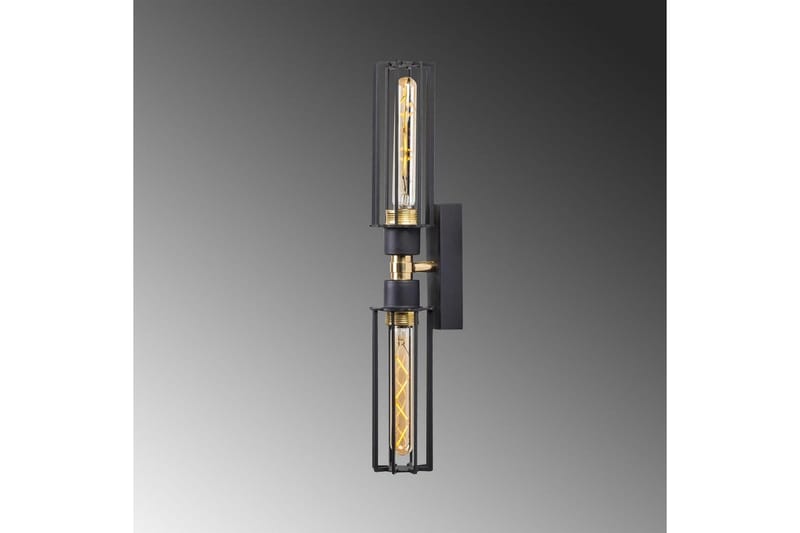 Vägglampa Sourab Skinande Svart / Rany - Guld/Svart - Belysning - Inomhusbelysning & lampor - Vägglampor & väggbelysning