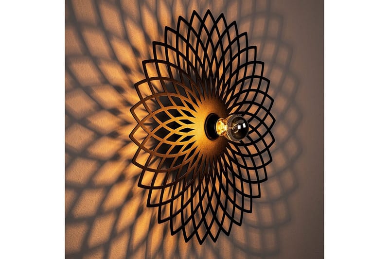 Vägglampa Sourab Svart - Svart - Belysning - Inomhusbelysning & lampor - Vägglampor & väggbelysning