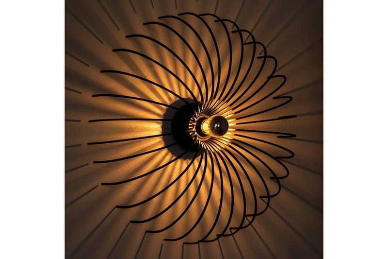 Vägglampa Subbersta Svart - Diameter: 16 cm - Belysning - Inomhusbelysning & lampor - Golvlampor & golvbelysning