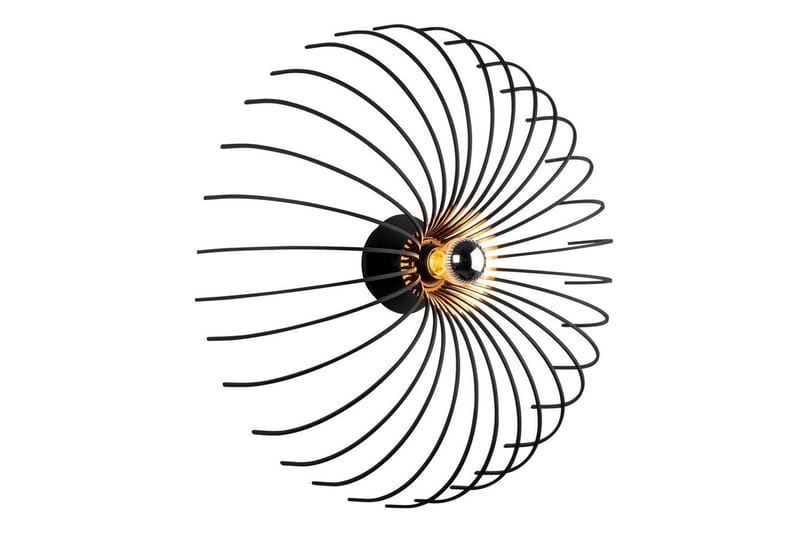 Vägglampa Subbersta Svart - Diameter: 16 cm - Belysning - Inomhusbelysning & lampor - Golvlampor & golvbelysning