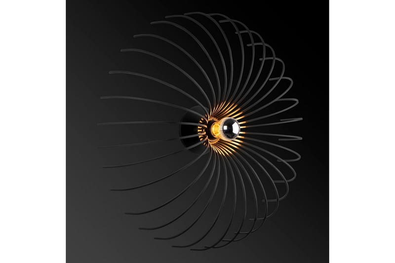 Vägglampa Subbersta Svart - Diameter: 16 cm - Belysning - Inomhusbelysning & lampor - Golvlampor & golvbelysning
