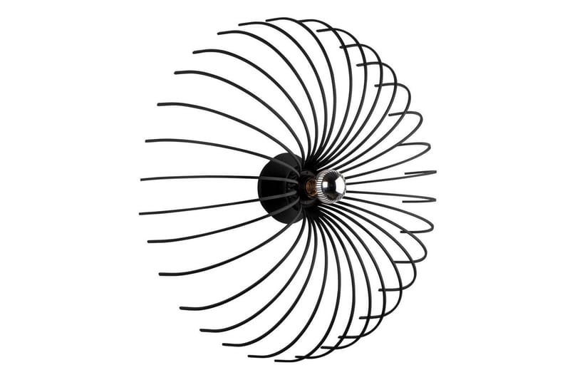 Vägglampa Subbersta Svart - Diameter: 16 cm - Belysning - Inomhusbelysning & lampor - Golvlampor & golvbelysning