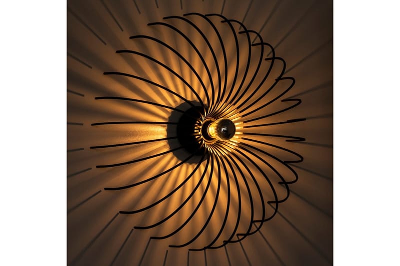 Vägglampa Subbersta Svart - Diameter: 16 cm - Belysning - Inomhusbelysning & lampor - Golvlampor & golvbelysning