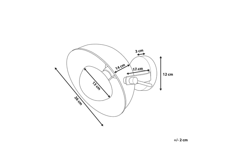 Thames Ii Vägglampa 26 cm - Svart - Belysning - Inomhusbelysning & lampor - Vägglampor & väggbelysning