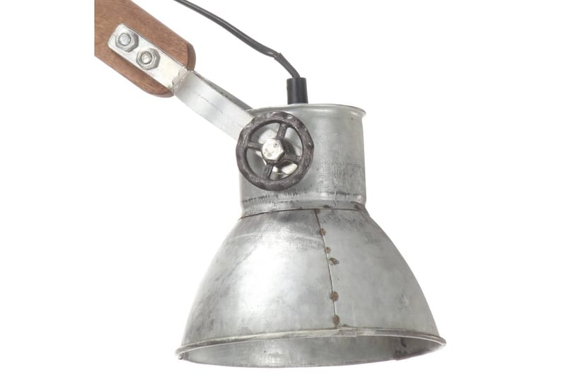 Vägglampa industriell stil silver rund E27 - Silver - Sovrumslampa - Vägglampor & väggbelysning - Sänglampa vägg