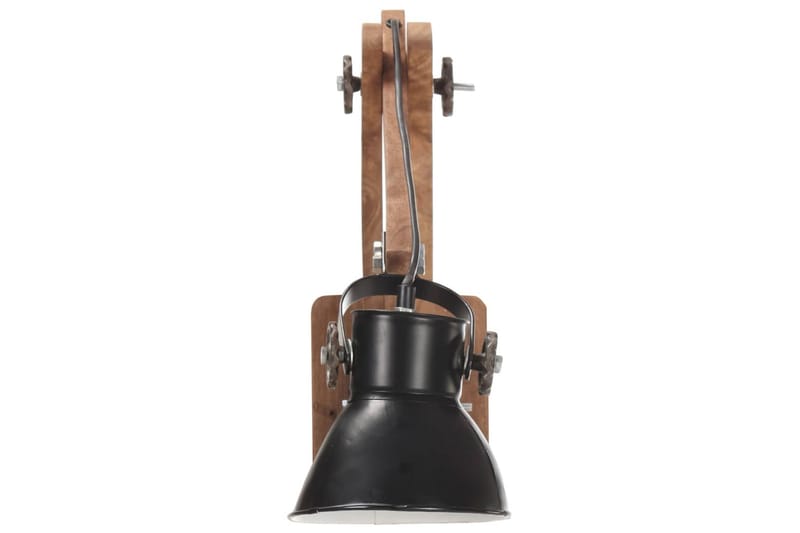 Vägglampa industriell stil svart rund E27 - Svart - Belysning - Inomhusbelysning & lampor - Vägglampor & väggbelysning