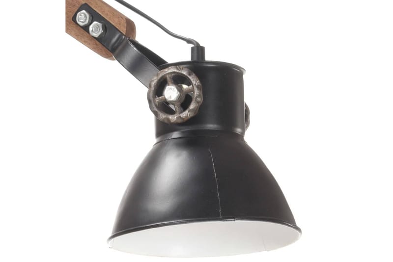 Vägglampa industriell stil svart rund E27 - Svart - Sovrumslampa - Vägglampor & väggbelysning - Sänglampa vägg
