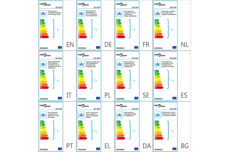 Vägglampa med pärlor antikvit 2xE14-glödlampor - Vit - Belysning - Inomhusbelysning & lampor - Vägglampor & väggbelysning