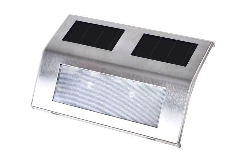 Vägglampa solcell 4-pack - Silver - Sovrumslampa - Vägglampor & väggbelysning - Sänglampa vägg